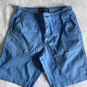 American Eagle Outfitters Light Blue Men's Flat Front Shorts
